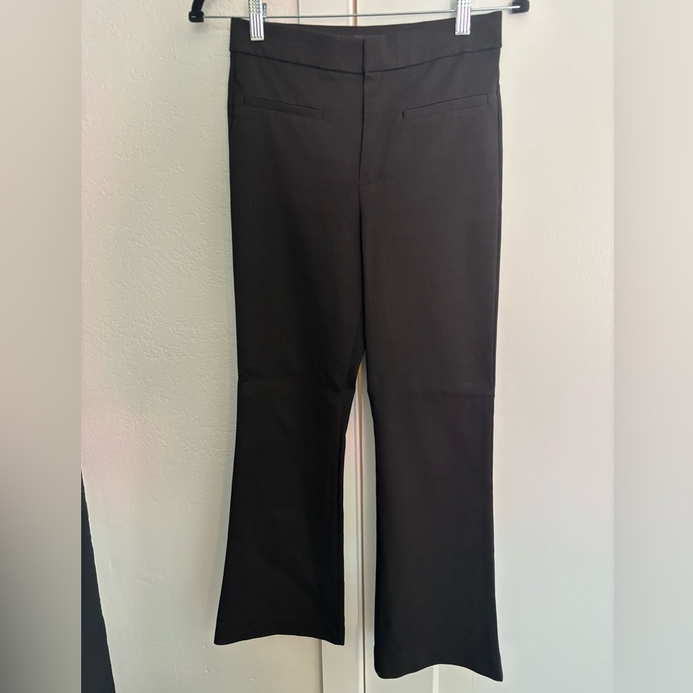 ZARA cropped black slacks